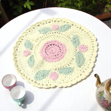 Handmade Crochet Table Mats | front view