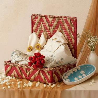 Diwali Luxury Hamper – Premium Embroidered Bedding & Special Handcrafted Products by Mothers