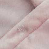 Baby Pink Super Soft Plush Blanket – Single Layer focus view