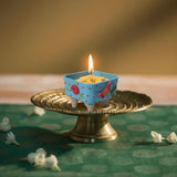 Birdsong Floral Handcrafted Candle | Handmade by Mother Creativ view