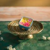 Birdsong Floral Handcrafted Candle | Handmade by Mother top view