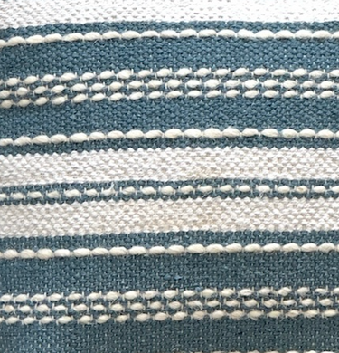 Blue Jute Cushion Cover | focus view