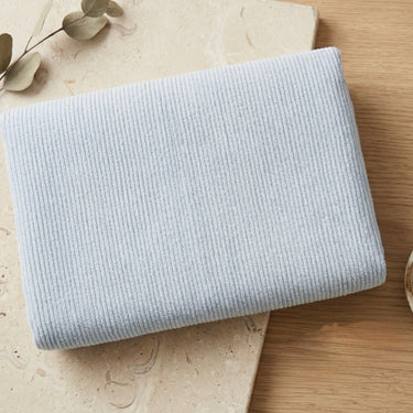 Blue soft 100% Bamboo Towel | For sensitive skin | top lay view