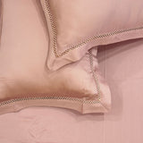 Blush Pink Bamboo Bedsheet | Close View