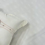 Butter Yellow Embroidered Bedsheet Set | bedsheet closeup view