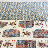 Camel Jaipuri Reversible Quilt | front view