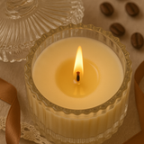 Coffee Scented Soy Wax Candle | close view