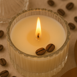 Coffee Scented Soy Wax Candle | front view