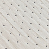 Cream Cotton Polka 5 piece bedcover set | Close View