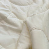 Cream Soft Fibre Quilted AC Comforter | focus view