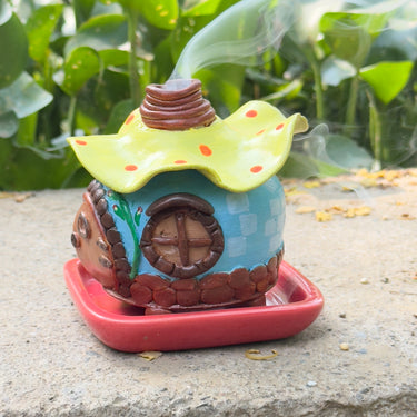Cute Cottage Dhoop Stand | overall 