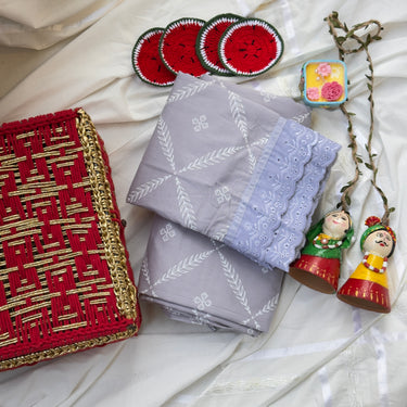 Diwali Special Hamper – Premium Embroidered Bedding & Special Handcrafted Products by Mothers | overall hamper image