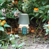 Fairy House Ceramic Lamp with Clay Art Detailing | creative view