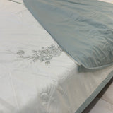 Floral Reversible Embroidered AC Comforter | Double | reversible view