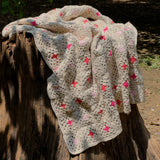 Granny Square Handmade Crochet Sofa Throw | creative view