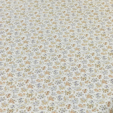 Green Floral with Polka King Size 5 piece Bedsheet Set | 4 pillow covers | close view 