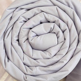 Grey Cooling Silk Comforter | focus view