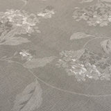 Grey Floral Jacquard Cotton Bedsheet Set | focus view