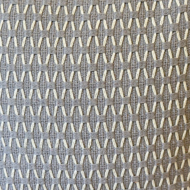 Grey Threadwork Cotton Cushion Cover | Close View