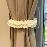 Handknitted Crochet Curtain Holder | focus view