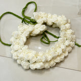 Handknitted Crochet Curtain Holder | top view