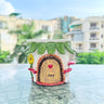 Handmade Clay Pen Stand | Artistic Desk Organizer & Gift front view