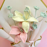Handmade Crochet Flower Bouquet | detailed view