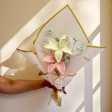 Handmade Crochet Flower Bouquet | front view