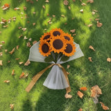 Handmade Crochet Sunflower (Set of 6) | Handcrafted Home Décor Flower Creative view.