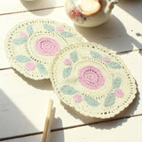 Handmade Crochet Table Mats | top view