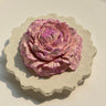 Handmade Floral Agarbatti Stand | Rose-Inspired Clay Incense Holder with Mandala Base overall view