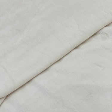 Ivory Super Soft Plush Blanket – Single Layer closeup view