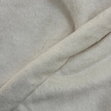 Ivory Super Soft Plush Blanket – Single Layer focus view
