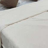 Ivory Super Soft Plush Blanket – Single Layer overall view