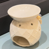 Lavender Floral Ceramic Aroma Diffuser – Handcrafted Elegance for Your Home | back view