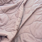Mauve Soft Fibre Quilted AC Comforter | focus view
