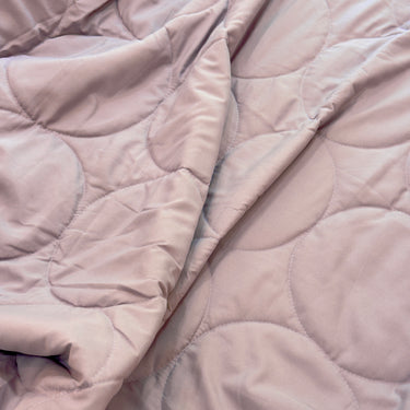 Mauve Soft Fibre Quilted AC Comforter | focus view
