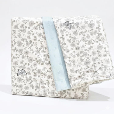 Midnight Damask Luxury 5-Piece Sheet Set studio view