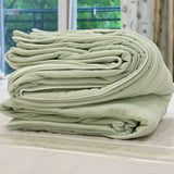 Mint Green Cooling Silk Comforter | front view