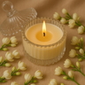 Mogra Scented Soy Wax Candle | creative view