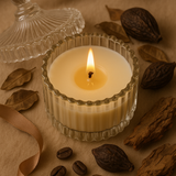 Musk Scented Soy Wax Candle | top view