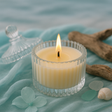 Ocean Breeze Soy Wax Candle | creative view
