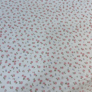 Phoolbari Mist Print 400TC Cotton Bedsheet | King Size | closeup view
