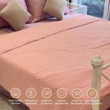 Pink Cooling Silk Comforter | information view