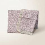 Pink Lace Print 400TC Cotton Bedsheet | King Size | studio front view
