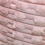 Pink Soft Faux Fur Cushion Cover – focus view