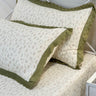 Pistachio Waffle Cotton Feel Double Bed Bedsheet Set with Soft Comfort Layer & Lace Detailed Pillow Covers (250 x 270 cm) | side view