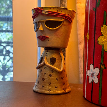 Rajasthani style pen stand | side view