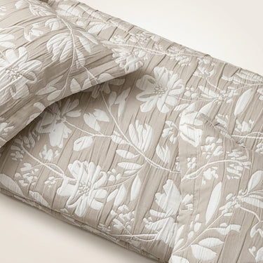 Resh Jaal Premium Reversible Jacquard Bedcover Set (King Size) | top view