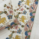 Royal Garden Embroidered Linen Bedcover Set | 100% Linen | 4-Piece Set | embroidery focus